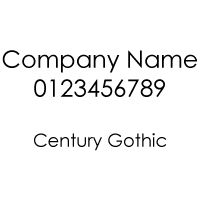 Century Gothic